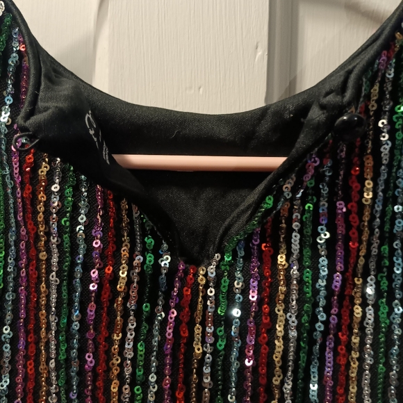 🤠Art Class Sequin Dress Like New Size Medium(7/8) - Picture 5 of 5
